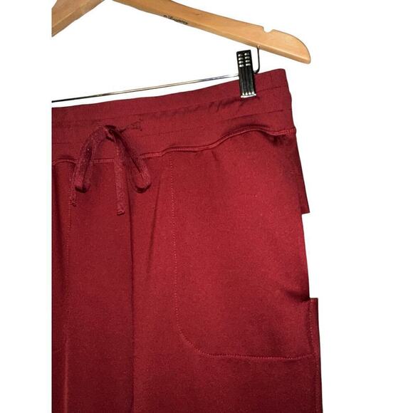 Z by Zella Women's Drawstring High Waisted Workout Jogger Pants Size M Burgundy - Picture 2 of 6